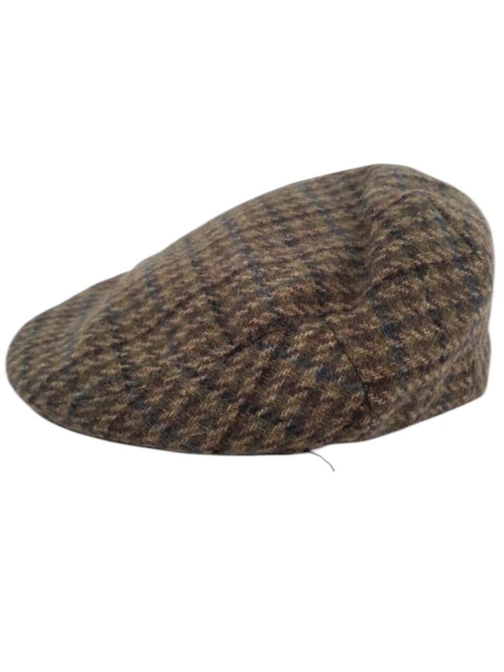 Vintage Irish Shandon Countryside Wool Houndstooth Tweed Cap